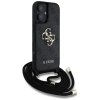 Etui Guess 4G Big Logo Cord Stap         Crossbody do iPhone 16 czarny